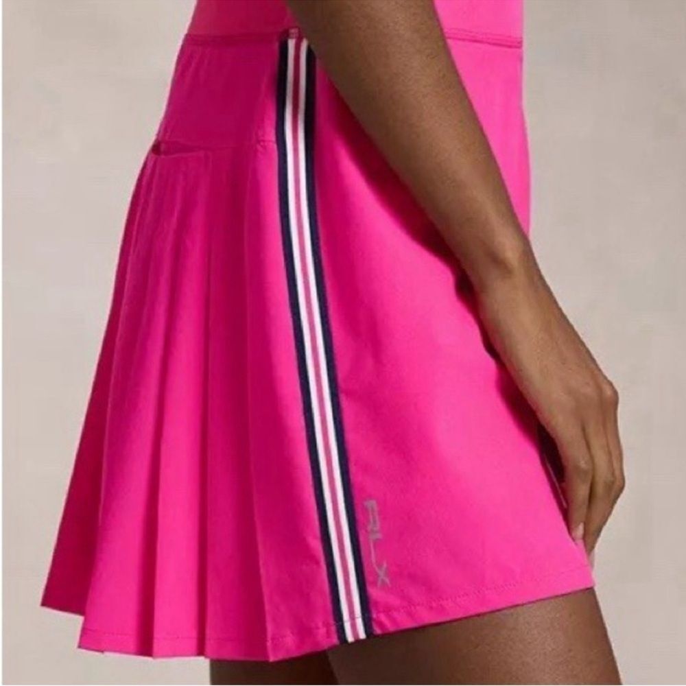 RLX Ralph Lauren Women’s Pleated Back Skort Golf Tennis Comfort Short